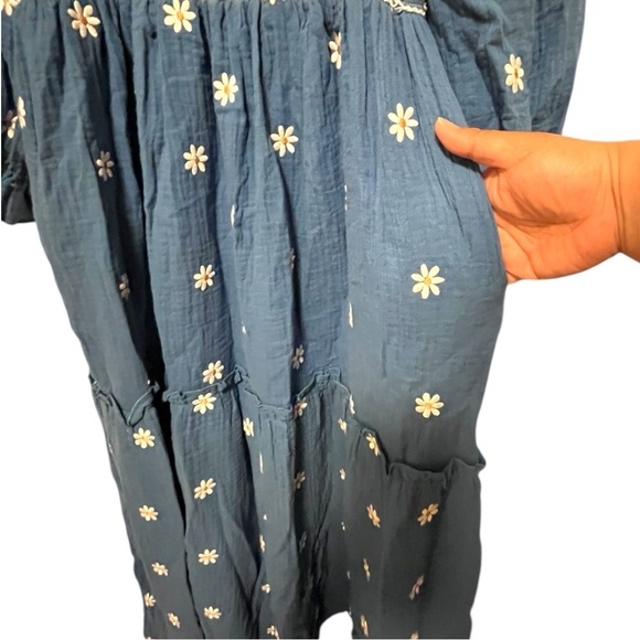 New with Tag R.Vivimos Embroidered Boho Dress - Picture 9 of 14